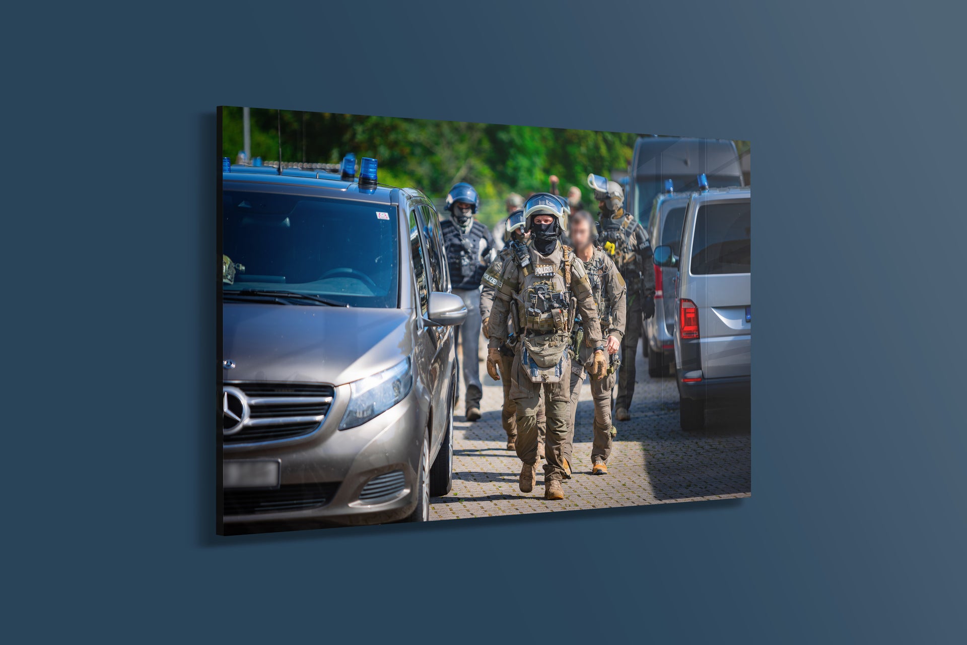 Spezialkräfte im Einsatz (Alu-Dibond)