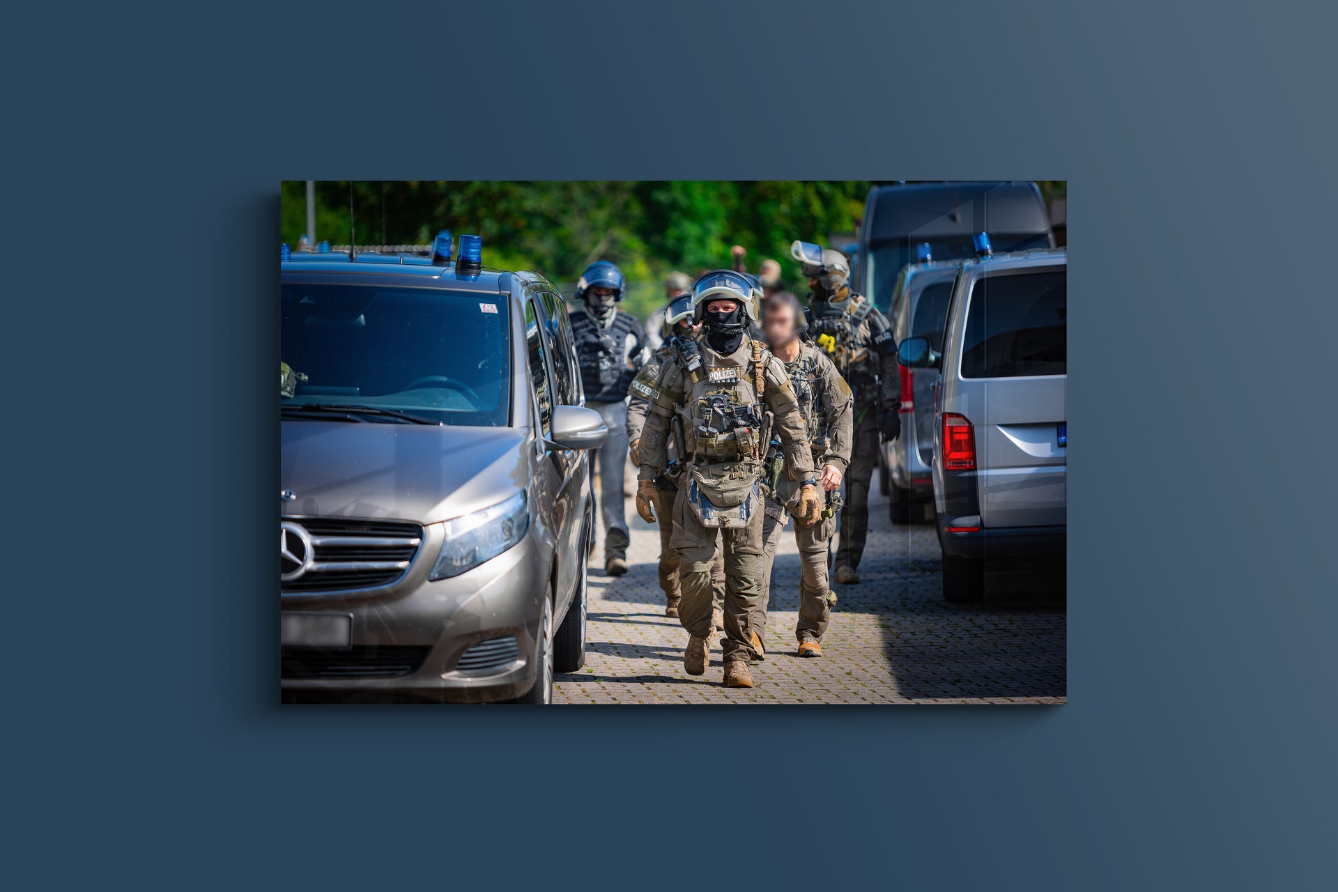 Spezialkräfte im Einsatz (Alu-Dibond)