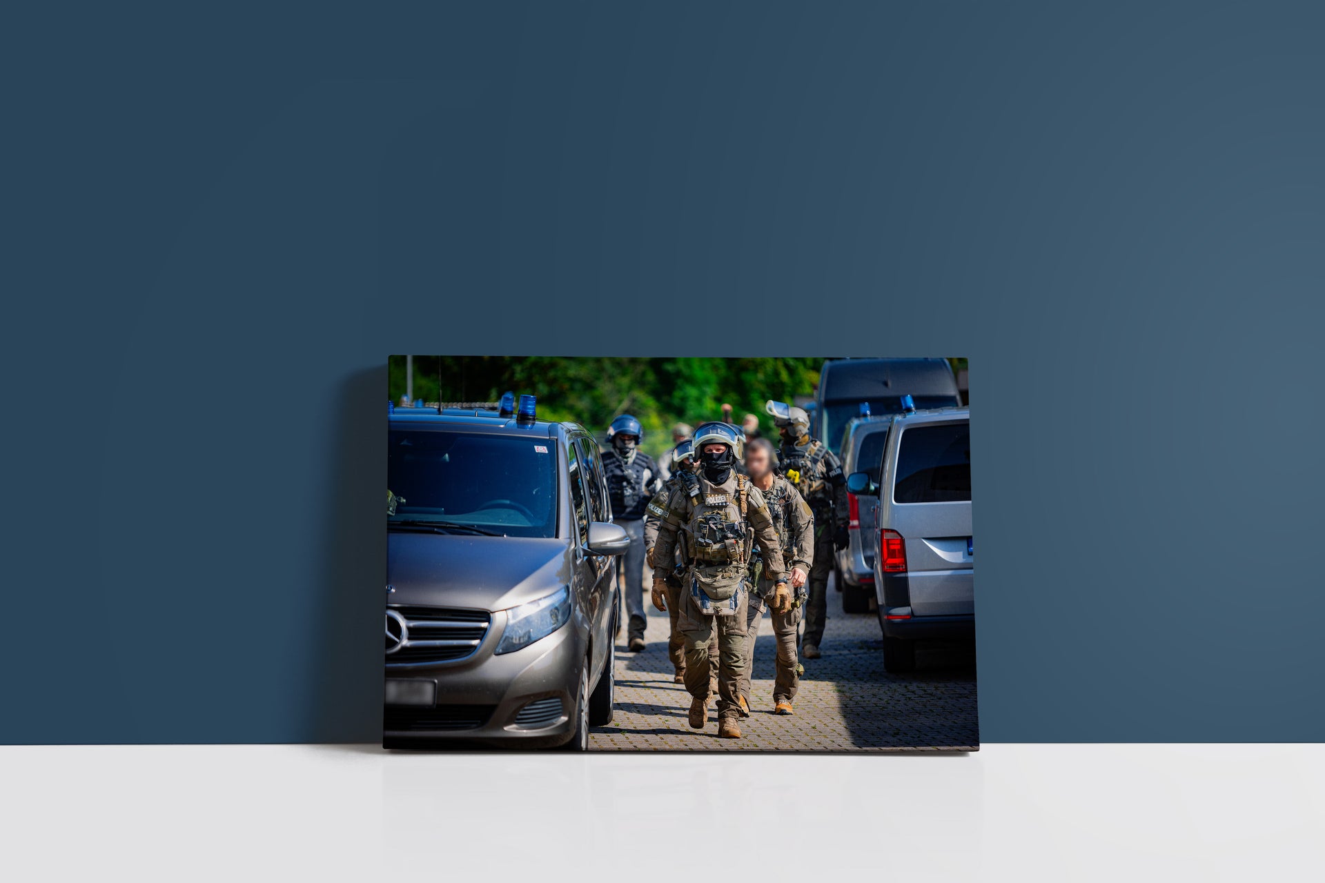 Spezialkräfte im Einsatz (Leinwand)